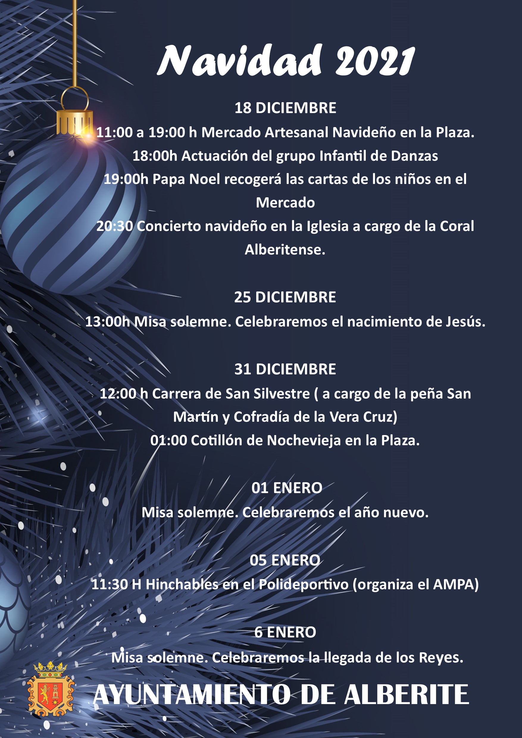 Actividades de Navidad 2021
